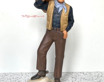 John Wayne as Bob Seton in Dark Command ceramic figurine by Avon