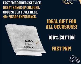 Funny Personalised Flannel | Adult Humour Gift | Wanky Hanky or Minge Mop | Cheeky Birthday, Stag & Hen Party, Gag Gift, Secret Santa