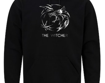 Witcher Hoody, Witcher Inspired, Witcher Themed, Hoody, Cosy Hoody; EMBROIDERED hoody, gift for her, gift for him, Christmas, XMAS, Birthday