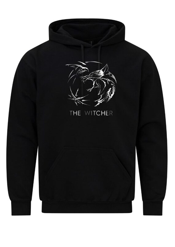Witcher Hoody, Witcher Inspired, Witcher Themed, Hoody, Cosy Hoody; EMBROIDERED hoody, gift for her, gift for him, Christmas, XMAS, Birthday