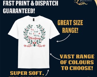 Christmas Tee, Unique T-Shirt, Cool Gift Idea, Trendy Casual Wear, Fun Apparel, Tshirt, festive, xmas, office jumper xmas gift, fast PnP!