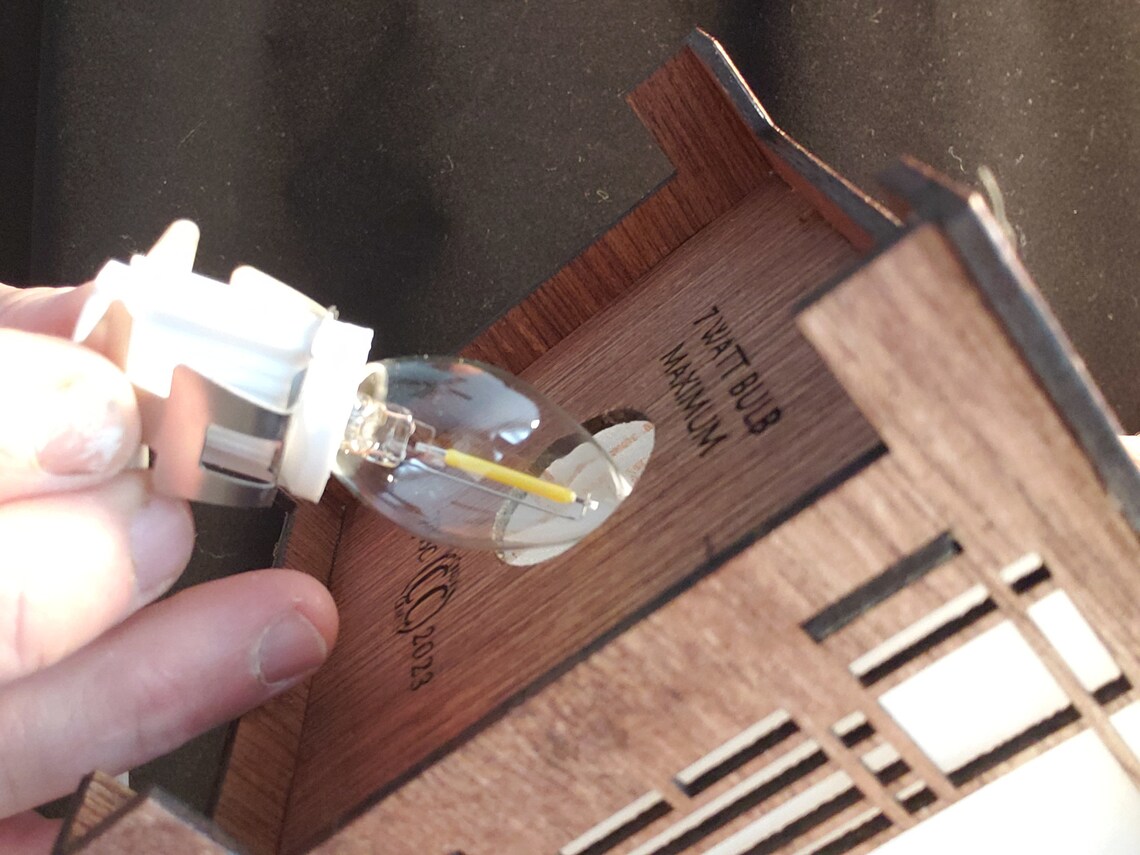 Laser Cut Lamp/night Light Art Deco Geometry Design - Etsy