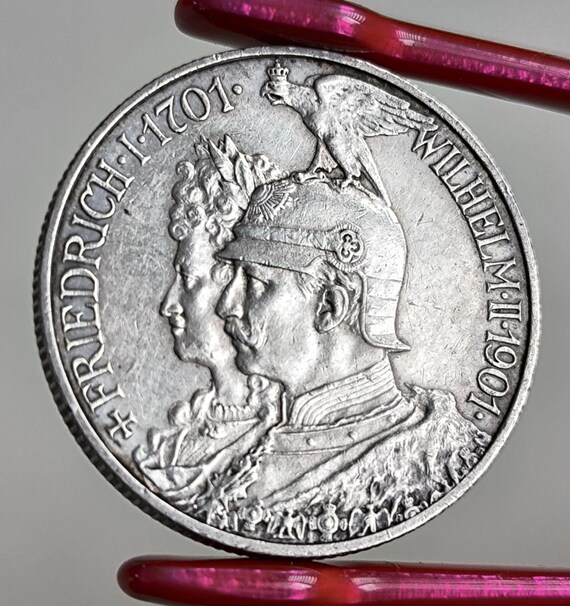 ドイツ 1901年 プロイセン200周年記念コイン 2マルク銀貨 ドイツ 1901年 プロイセン200周年記念コイン 2マルク銀貨 - メルカリ
