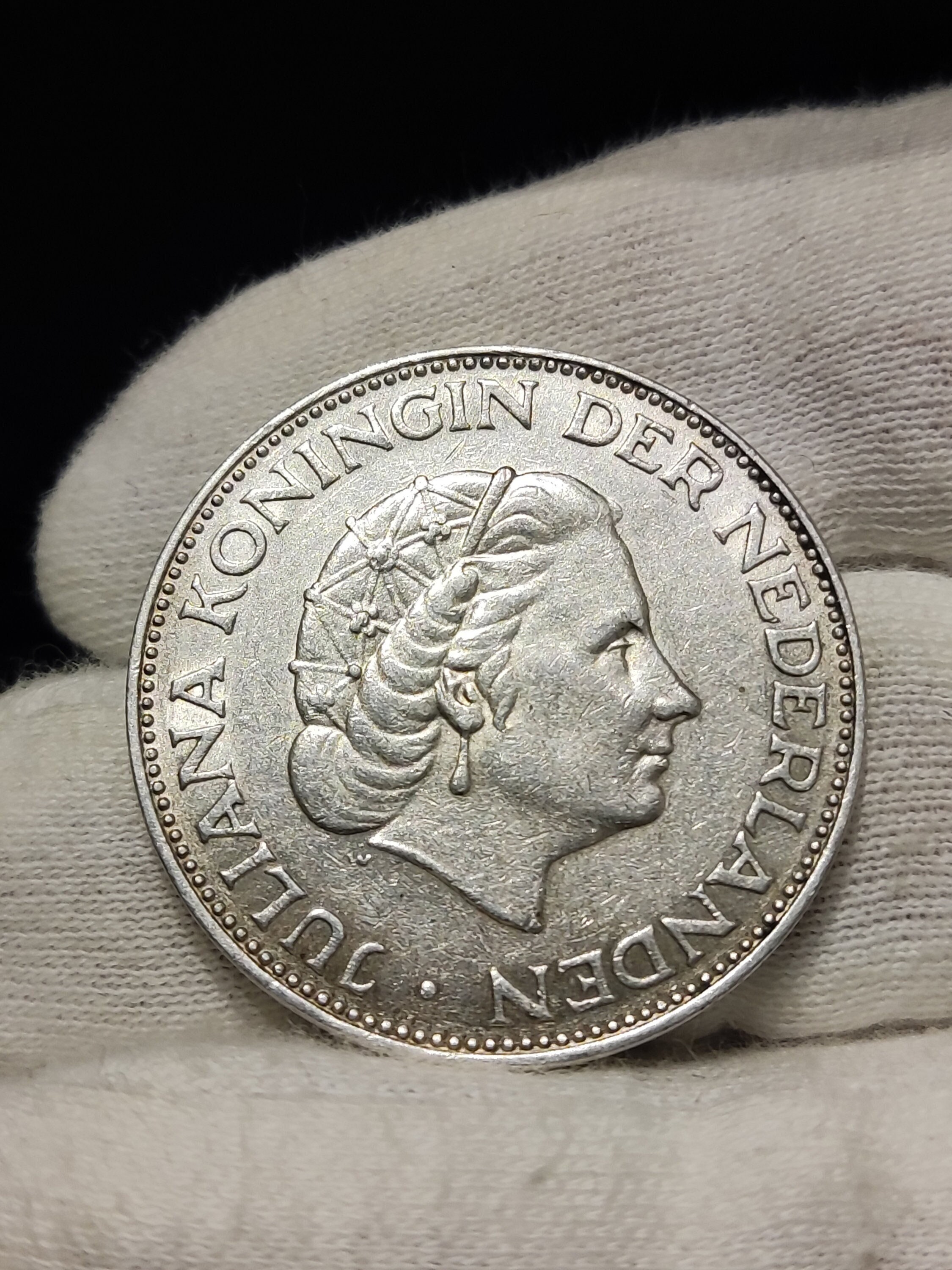 オランダ 2.5グルデン銀貨 アンティークコイン オランダ 2.5 グルデン、1961 年、古い銀貨、希少コイン