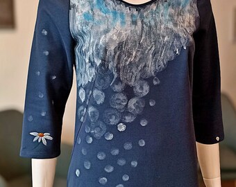 Vestido pintado a mano - Etsy México Vestido pintado a mano - Etsy México