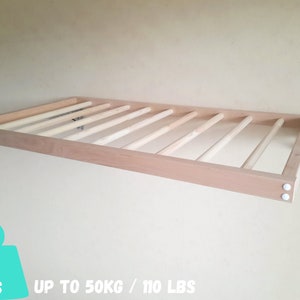 Handmade Alder Wood Wall Mounted Laundry Drying Rack