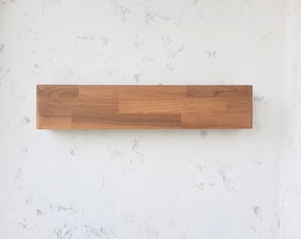 Oak Wall Sconce: Wooden LED Light (23.6x4.7x3.1in)