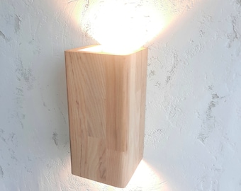 Lámpara de pared de roble, Mejore su decoración con la elegancia atemporal de una lámpara de pared de roble, Lámpara de pared de madera, Lámpara de roble, Lámpara de pared de madera, Aplique rústico