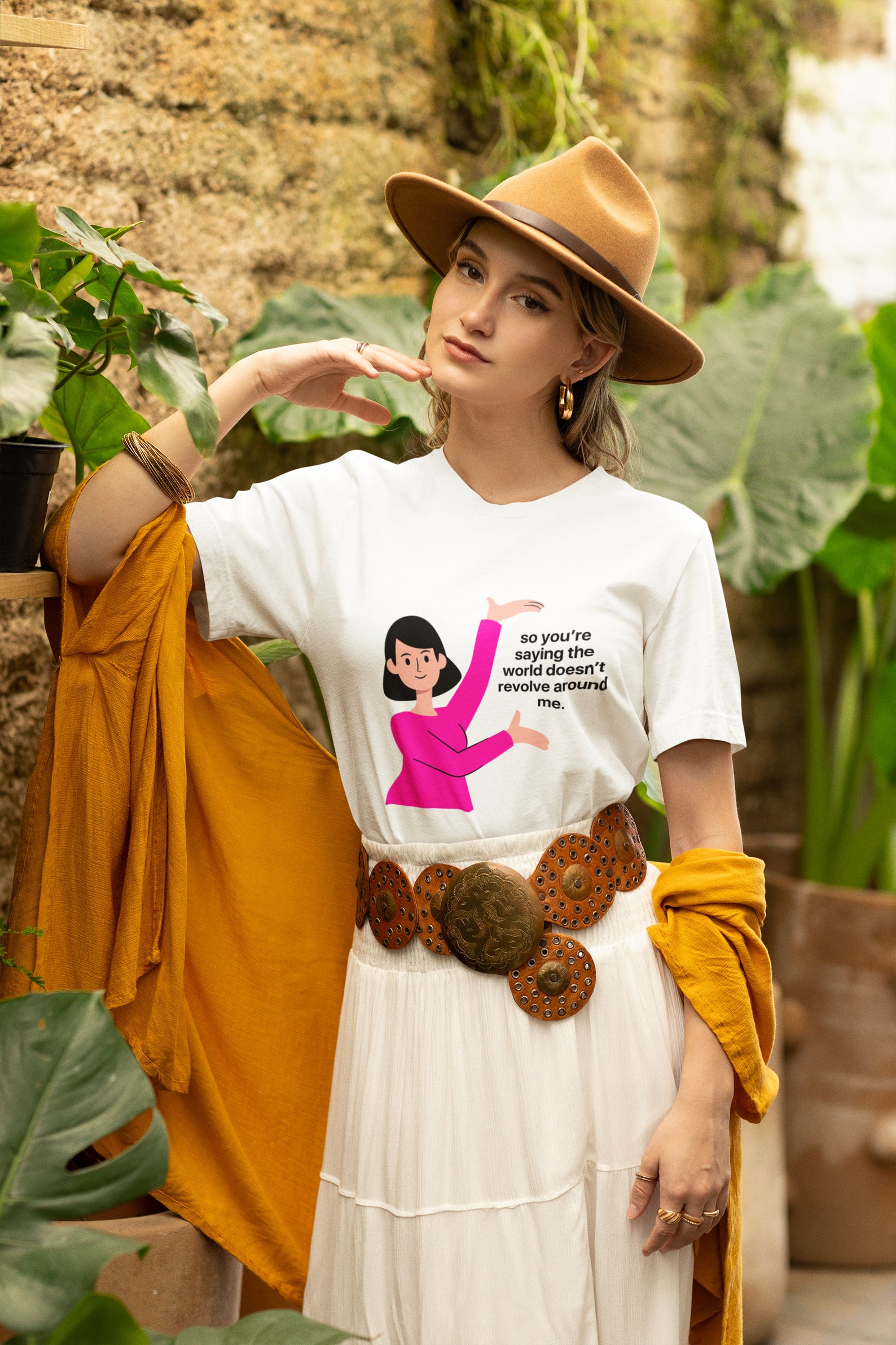 So Youre Saying the World Doesnt Revolve Around Me Womens T-shirt Funny ...