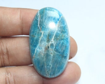 Superb   Natural Apatite Cabochon with Natural Pattern ,Apatite Gemstone Top Quality ,Apatite Cabochon  , Apatite for jewelry ,Apatite #6506