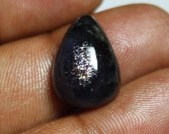 AAA Natural Iolite Sunstone Gemstone Cabochon,Iolite sunstone for Jewelry - iolite Cabochon Jewelry Making Stone, Loose Gemstone.11Cts #2030