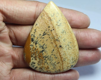 Top Grade! Picture Jasper Loose Stone Natural Picture Jasper Cabochon Gemstone Picture Jasper For Jewelry, hand made and polished