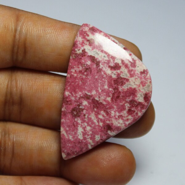 Top Grade !! Natural Thulite Cabochon/Pink Thulite Gemstone/Semi Precious ~~ Thulite Loose Stone For Jewelry Making. 57 CT # 2981