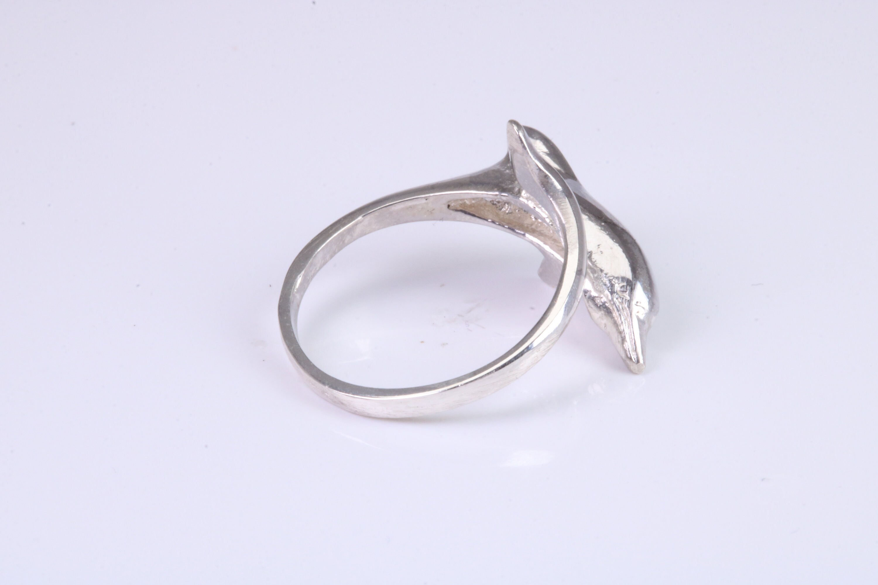 Bague Argent 925 – Dauphins – Taille 57 – Occasion