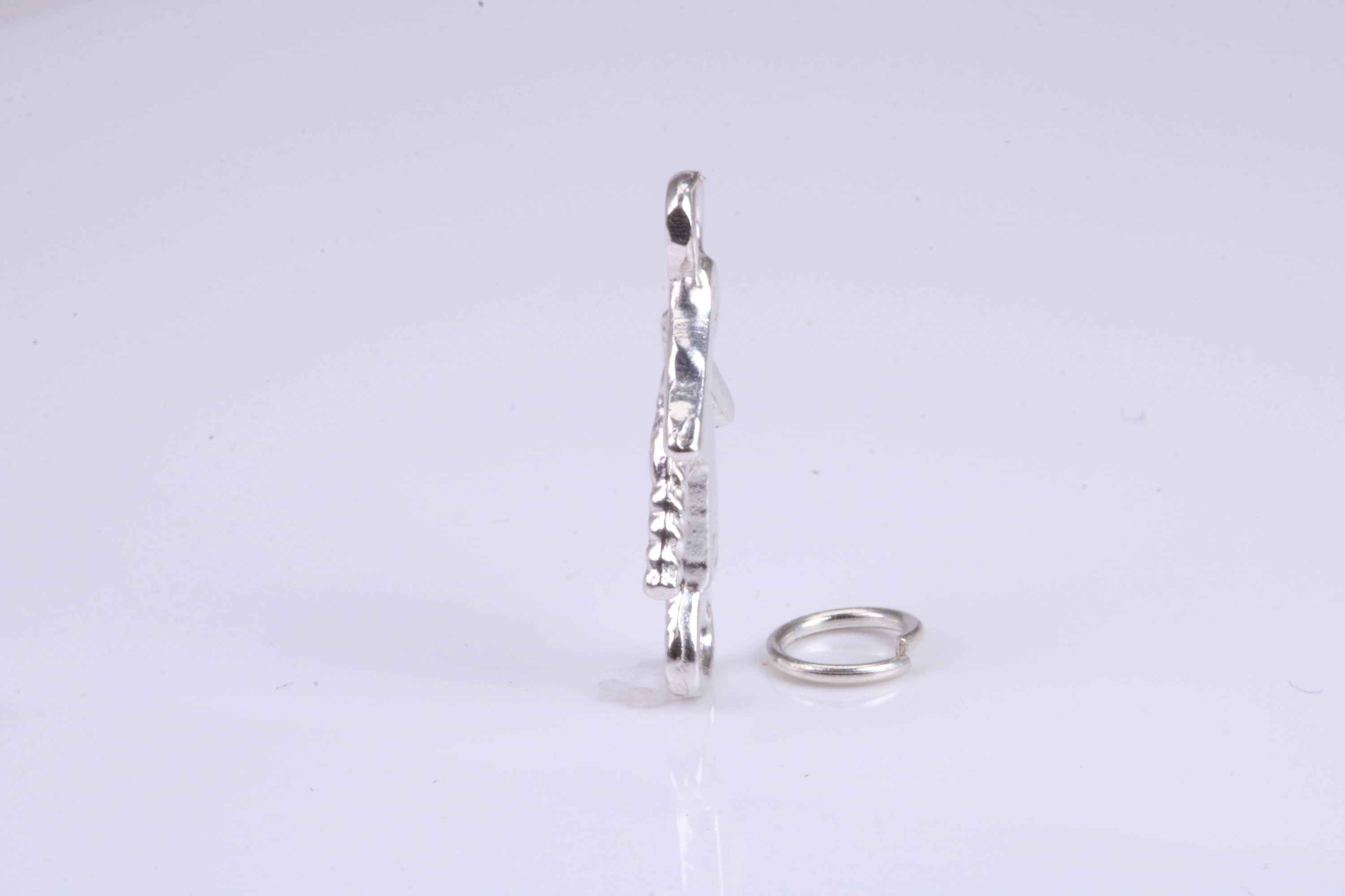 Ciondolo in argento sterling bottiglia di vino .925 x 1 ciondoli per bottiglie d