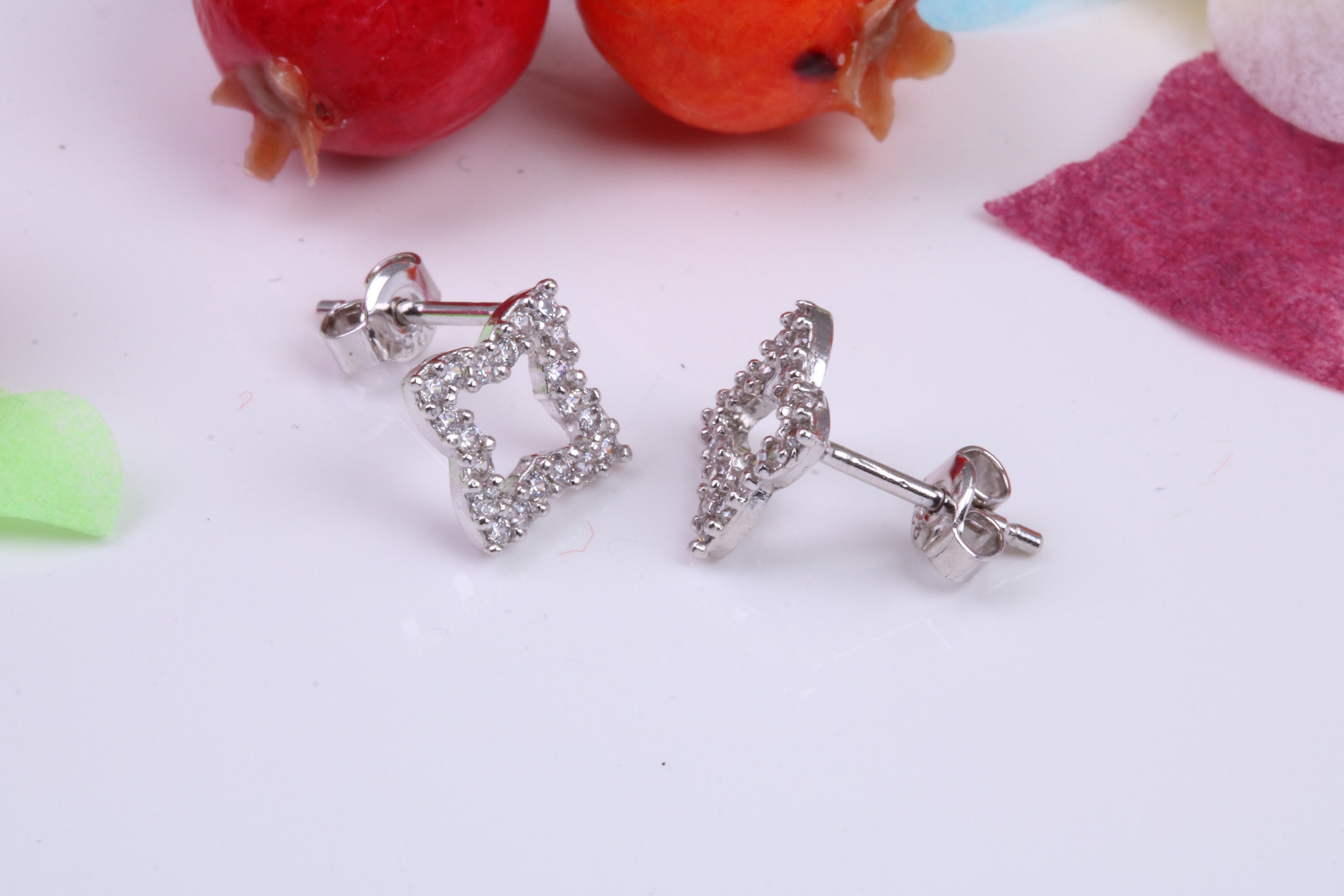 ☆TATIANA☆ Silver 925 Naver Mignon Cubic Square Earrings EC Amazon.com: TATCAI 18K White Gold Plated Sterling Silver