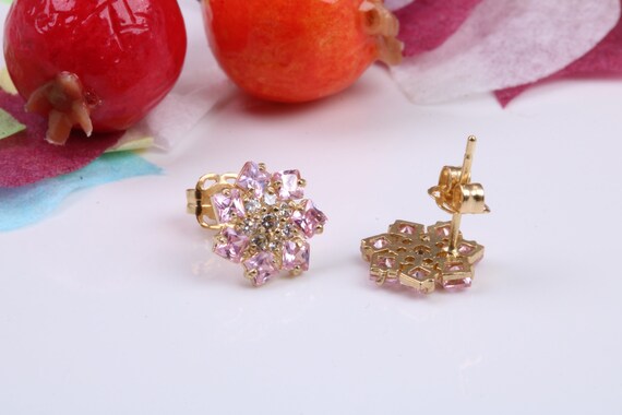 9 stone shop diamond earrings