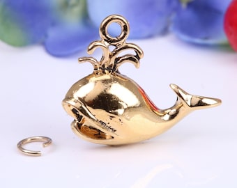 14Kゴールドマッコウクジラ - Etsy 日本