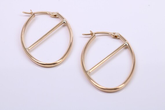 New 9ct Yellow Gold Baby Traditional Creole Hoop Earrings