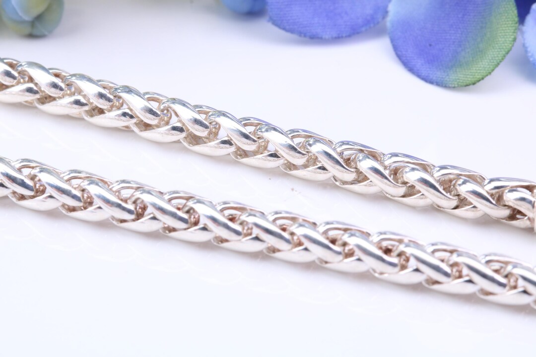 Heavy 16 Inch Chain, Cuban Style Chain Links, Made From Solid Sterling ...