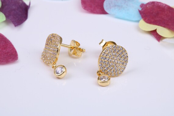 Orecchini A Clip Rotondi YOQUCOL Con Zirconia Cubica 10 Mm – Non Forati, Confezione Regalo, Rosa