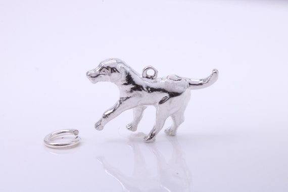 Dog Breed - Labrador Standing Charm Sterling Silver Dog Breed - Labrador Standing Charm Sterling Silver