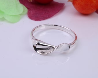 Sea Shell Ring, aus massivem Sterling Silber