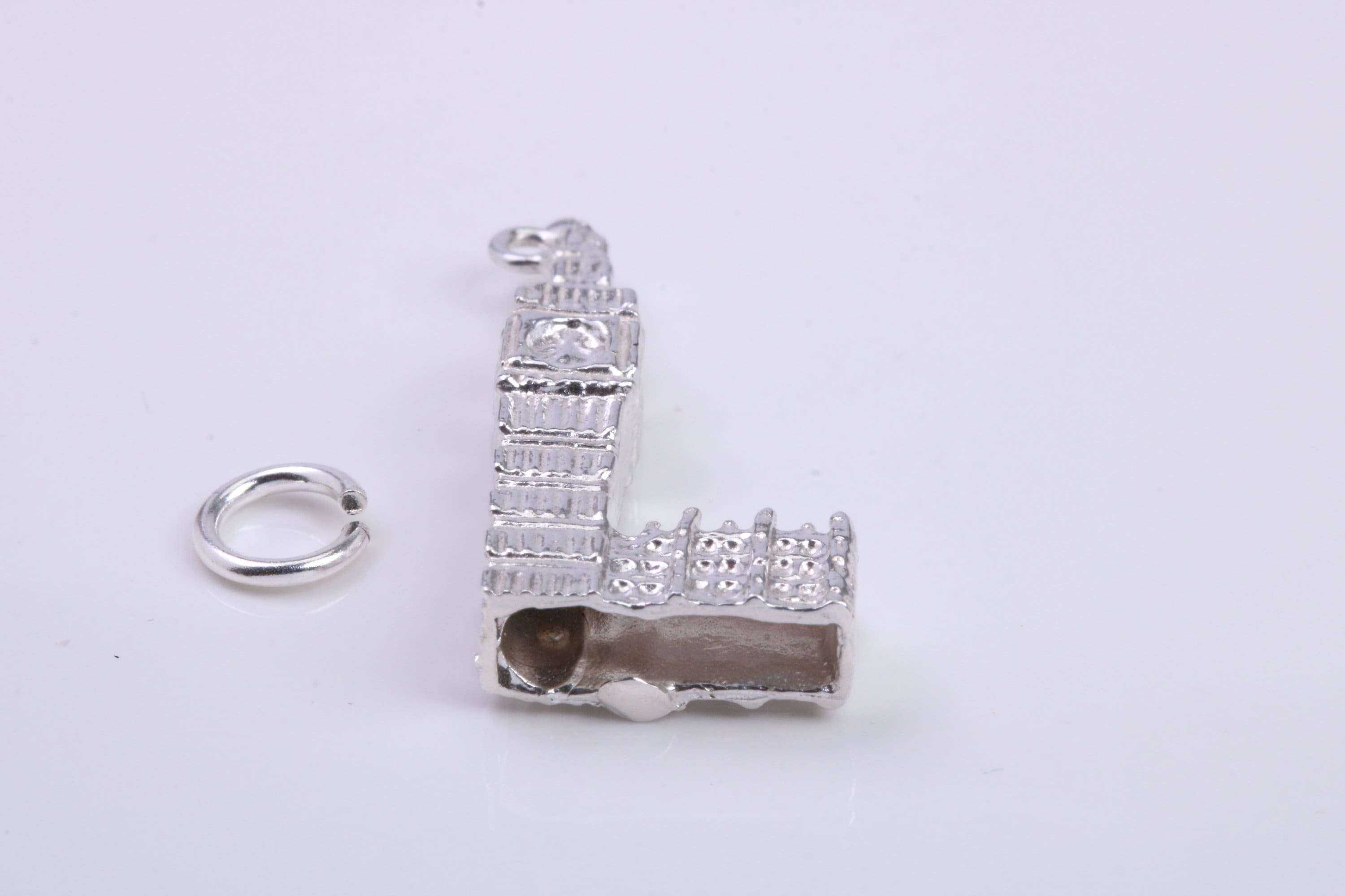 Ciondolo pendente Big Ben di Londra, nuovo ciondolo in autentico argento Sterling 925 per bracciale, ciondolo per collana - Italia