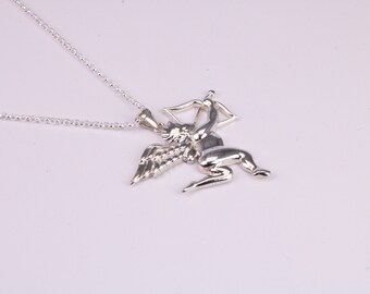 5 Piece Angel Cupid Charms For Jewelry Making - Antique Silver Pendant Findings