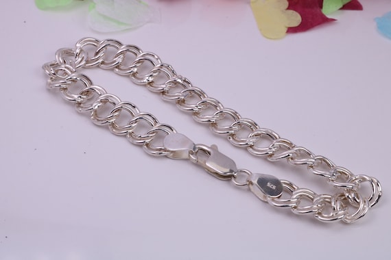 アクセサリー Vintage Silver 925 Multi Links Bracelet 925 Sterling Silver Vintage Multi-rolo Link Bracelet 7