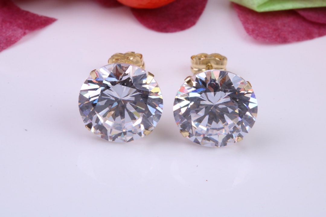 Orecchini con perle in oro bianco 4 mm, 9 carati