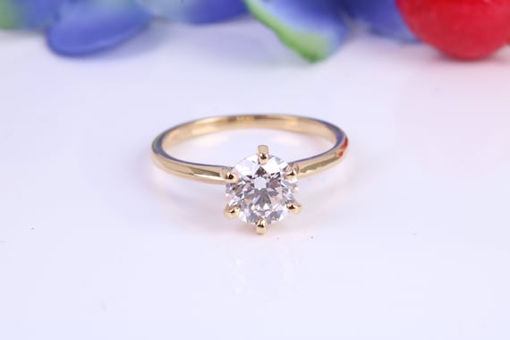 1.00ct D VVS1 Graded and Certified Round Cut Lab Grown Diamond Set 