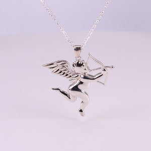 Cupid Necklace, Made From Solid Sterling Silver - Etsy