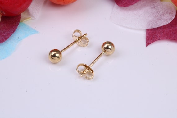 Orecchino A Bottone In Acciaio Color Oro Da 8 Mm | Disponibile! | Lucleon - Foto 11