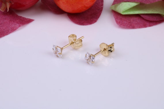 9ct gold stud earrings set of 3 deals