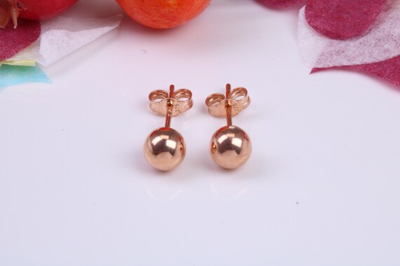 Orecchino A Bottone In Acciaio Color Oro Da 8 Mm | Disponibile! | Lucleon - Foto 3