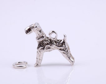 スターリングシルバー 3D スモール シュナウザー チャーム チャーム