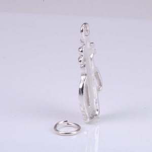 Golf Bag Charm, Traditional Charm, Made from Solid 925 Grade Sterling Silver, Complete with Attachment Link