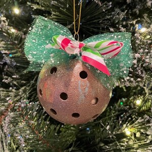 Pickleball Ornament - Upcycled
