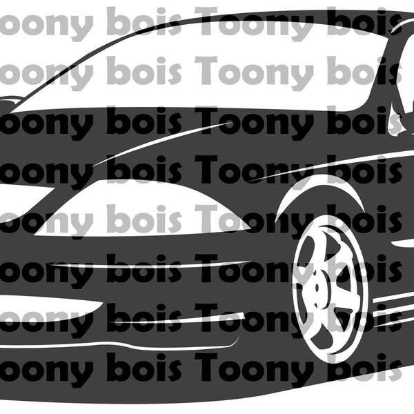 AU Falcon SVG File - Ford Falcon au design for vinyl cutting decals, stickers, cnc machine, shirt and/or hoodie printing hdt (png included)