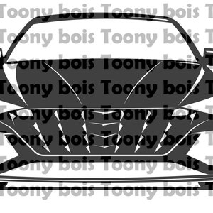 i30N SVG file - 2022 Hyundai i30 N front design for vinyl cutting decals, stickers, cnc machine, shirt and/or hoodie printing hdt