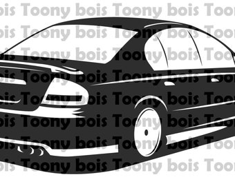 BA Falcon SVG File - Ford Falcon design for vinyl cutting decals, stickers, cnc machine, shirt and/or hoodie printing hdt