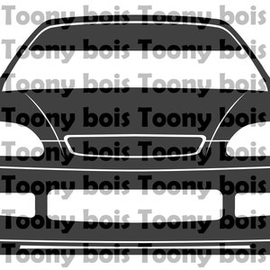 File SVG JDM EK Hatch - Design Honda Civic per decalcomanie da taglio in vinile, adesivi, macchina cnc, stampa di magliette e/o felpe con cappuccio hdt