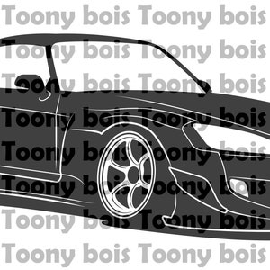 JDM S2K SVG File - Pandem Honda S2000 design for vinyl cutting decals, stickers, cnc machine, shirt and/or hoodie printing hdt