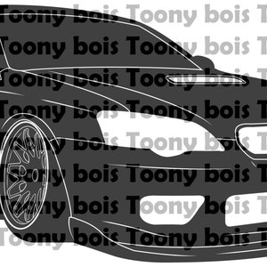 JDM Subie SVG - GT Liberty / Legacy Race Car design para decalques de corte de vinil, adesivos, máquina cnc, impressão de camisa e/ou moletom hdt