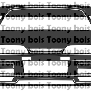 JDM 200sx SVG File - Nissan Silvia S14 design for vinyl cutting decals, stickers, cnc machine, shirt and/or hoodie printing hdt