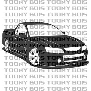 2002 VY Holden Commodore Ute SVG for Vinyl Cutting - Stickers, Decals, T-Shirt & Hoodie Prints (PNG inculded)