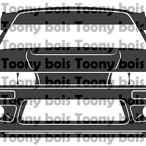 JDM S13 SVG File - Stanced Nissan Silvia 180sx design for vinyl cutting decals, stickers, cnc machine, shirt and/or hoodie printing hdt