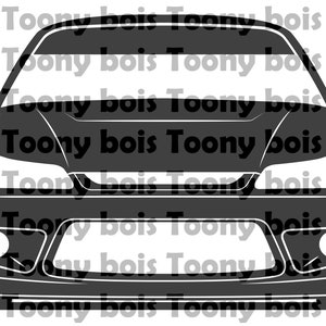 JDM S15 SVG File - Nissan Silvia Widebody design for vinyl cutting decals, stickers, cnc machine, shirt and/or hoodie printing hdt