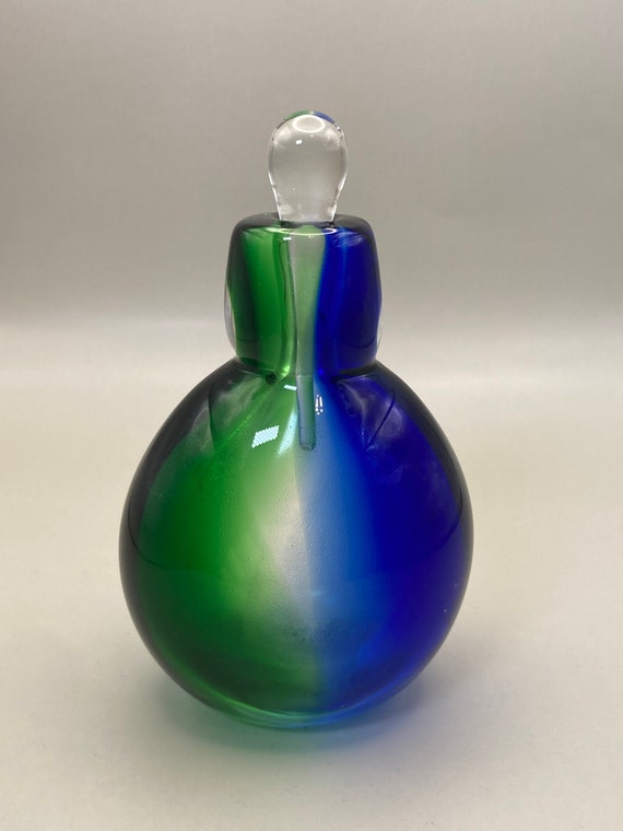 art glass green and Gem